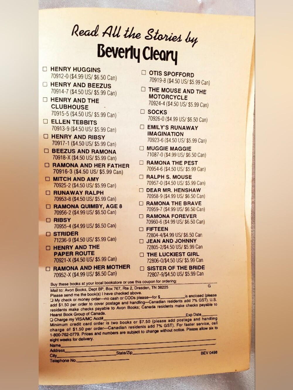 Beverly Cleary Ramona Quimby, Age 8 - - Picture 4 of 5
